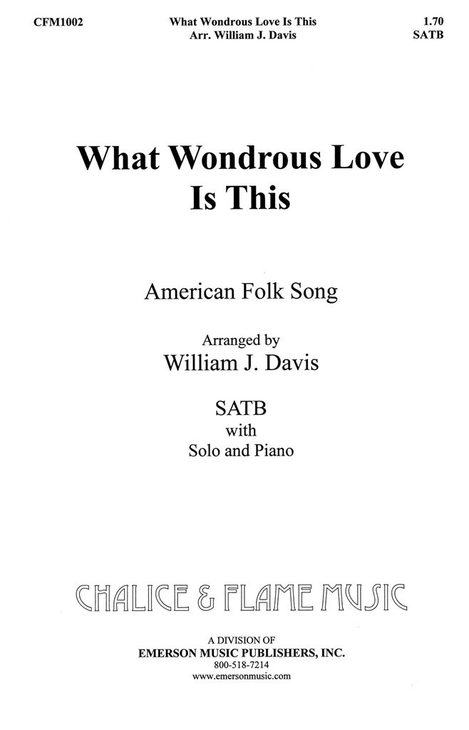 What Wondrous Love